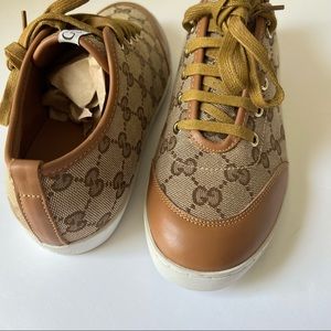 Gucci GG Monogram Sneakers   Size 38